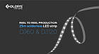 LED стрічка COLORS 60-2835-12V-IP33 4,8W 480Lm 3000K 5м (DJ60-12V-8mm-WW), фото 4