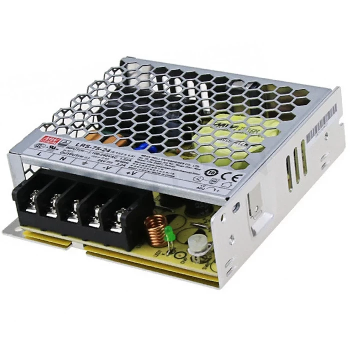 Блок живлення Mean Well, LRS-75-24, 24V, 76.8W , 3.2А, IP20, фото 1