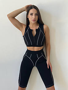 Велосипедки жіночі спортивні - чорний