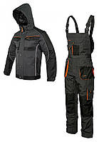 Рабочая зимняя одежда ArtMaster, комплект из куртки и комбинезона, зимняя рабочая форма, защитная униформа