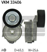 Натяжной ролик, поликлиновый ремень SKF VKM 33406