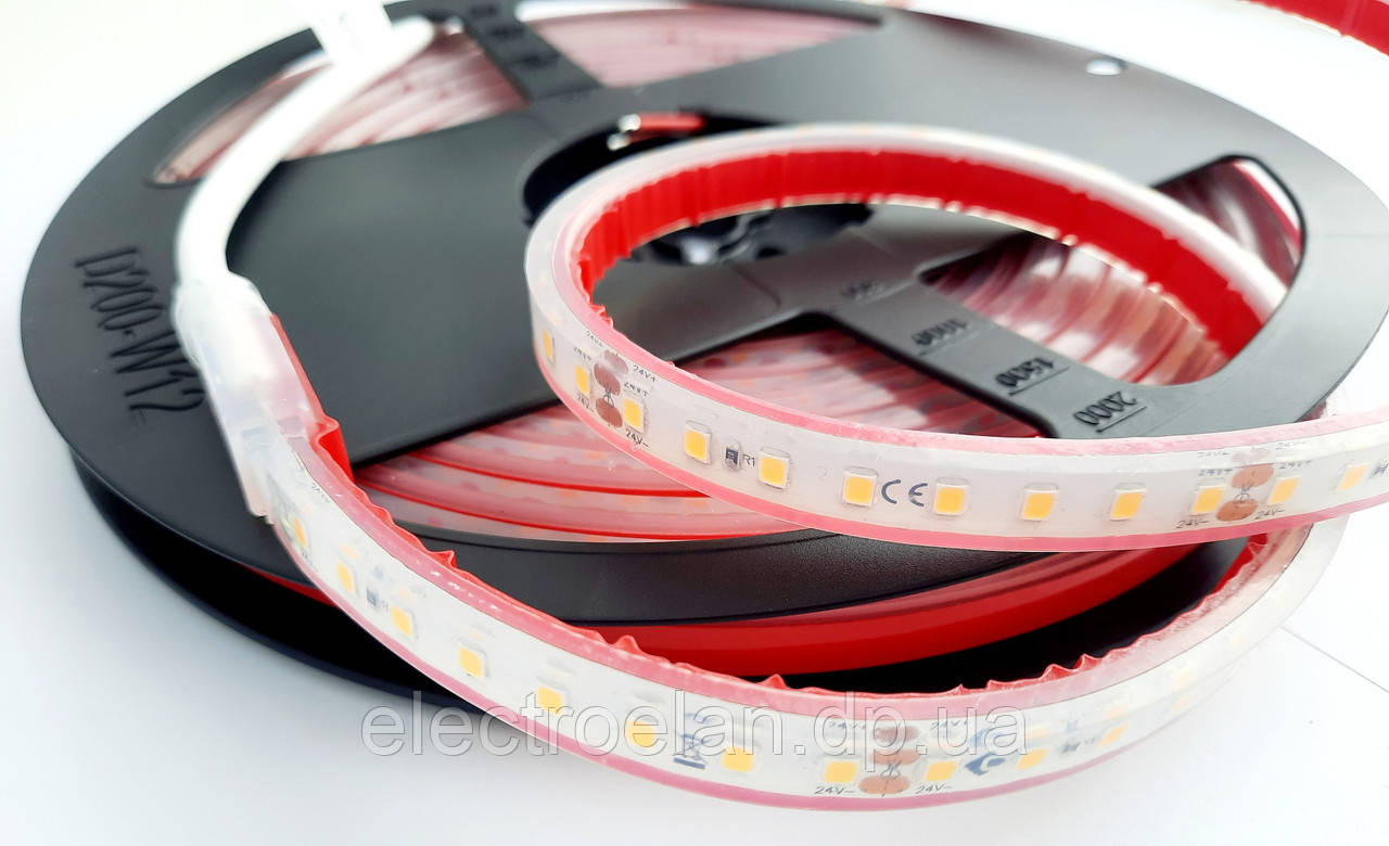 LED стрічка COLORS 128-2835-24V-IP67 9.6W 1208Lm 4000K 5м (D8128-24V-10mm-IP67)