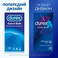 Презервативи латексні Durex Extra Safe максимальна надійність, 12 штук (дюрекс)