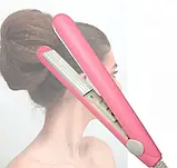 Компактні Щипці для волосся GEMEI GM-2990 для всіх типів волосся + зручний пластиковий кейс, фото 4