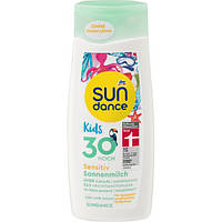 Детское солнцезащитное молочко Sun Dance Kids Sensitive spf 30 200мл ( Германия)