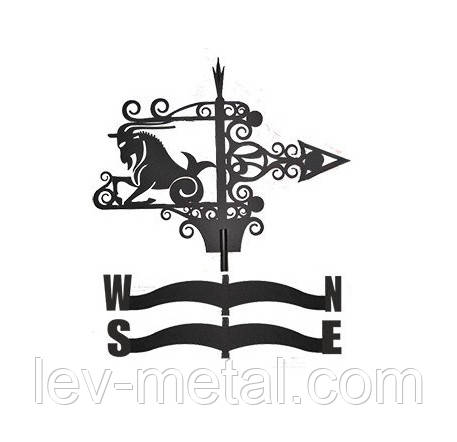 Флюгер малий Ф-33М (Знак зодіаку козерог) 500х330мм, фото 1