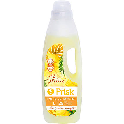 Ополіскувач — кондиціонер для білизни Frisk Shine 1 л, фото 1