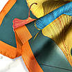 Косинка шовкова хустка на шию на сумку жіночий атласний шаль з принтом шовк-армані, фото 7