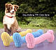 Жувальна іграшка кістка для щенят та котів Dog Walking TPR Chew Bone 11 см - рожева, фото 4