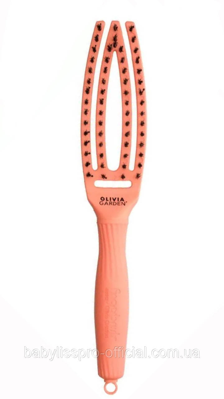Щітка для волосся Olivia Garden Finger Brush Coral Small LE ID1691