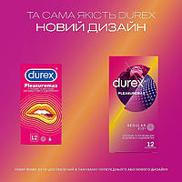 Презервативи Durex Pleasuremax №12 з ребрами і точками латексні  рельєфні