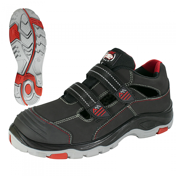 Взуття робоче літнє спеціальне спеціальне сандалі захисні з металевим носком, робочі сандалі з захистом