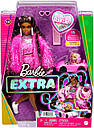 Лялька Барбі Екстра в рожевому костюмі Barbie Extra HHN06, фото 6
