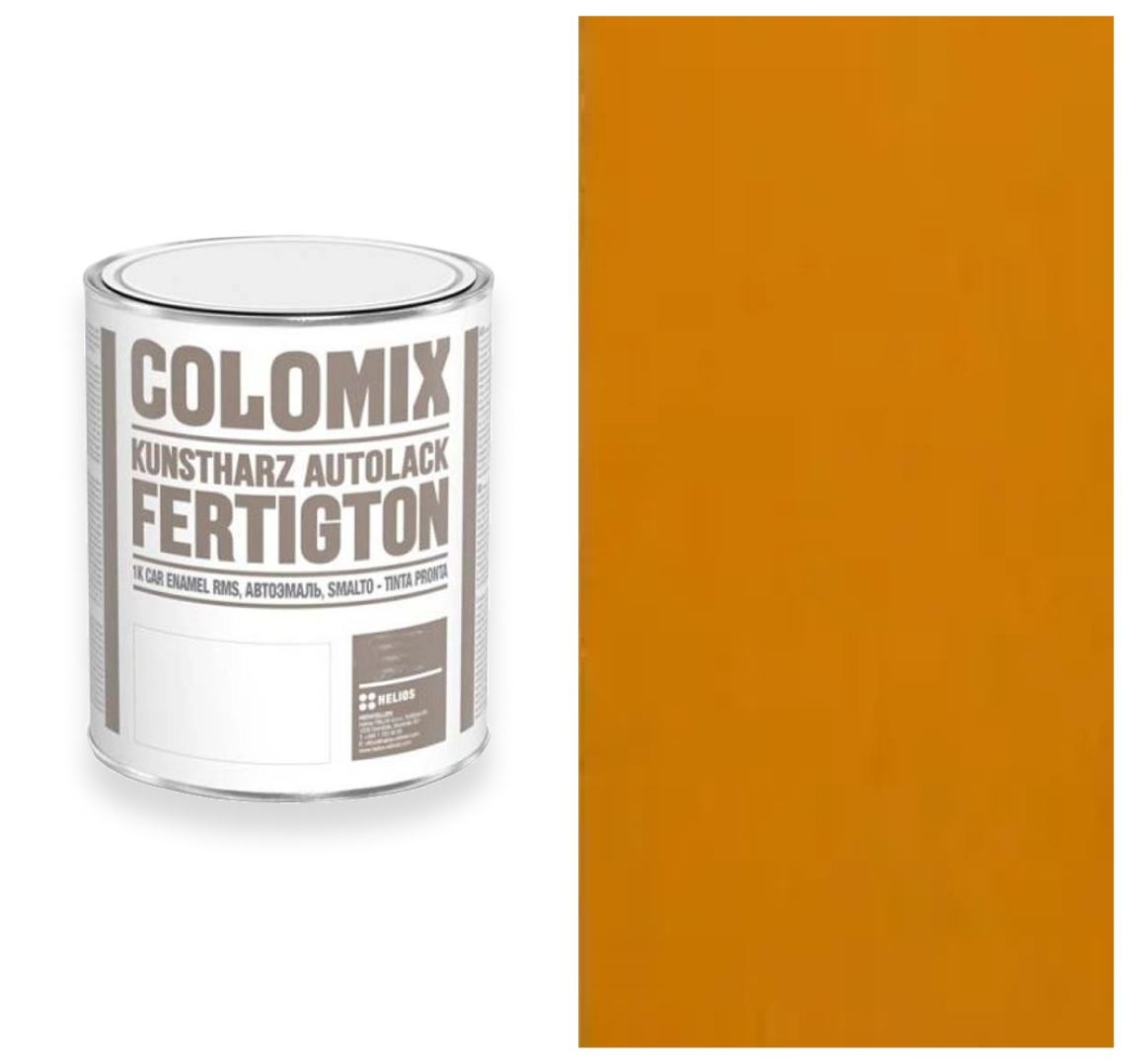 Фарба автомобільна алкідна Colomix 800мл 225 Жовта, фото 1