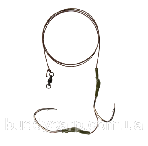 Оснащення сомове GC Double Hook Catfish Rig 6/0