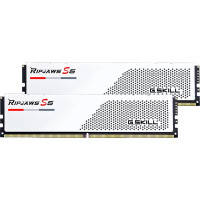 Модуль пам'яті для комп'ютера DDR5 32GB (2x16GB) 6000 MHz Ripjaws S5 White G.Skill (F5-6000J3238F16GX2-RS5W)