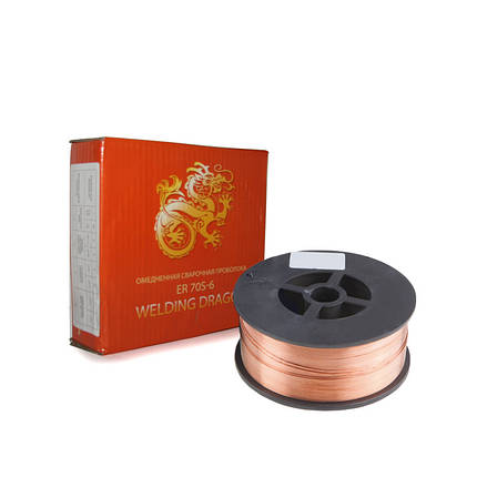 Дріт обміднений ER 70S-6 Welding Dragon (1кг) 0.8, фото 1