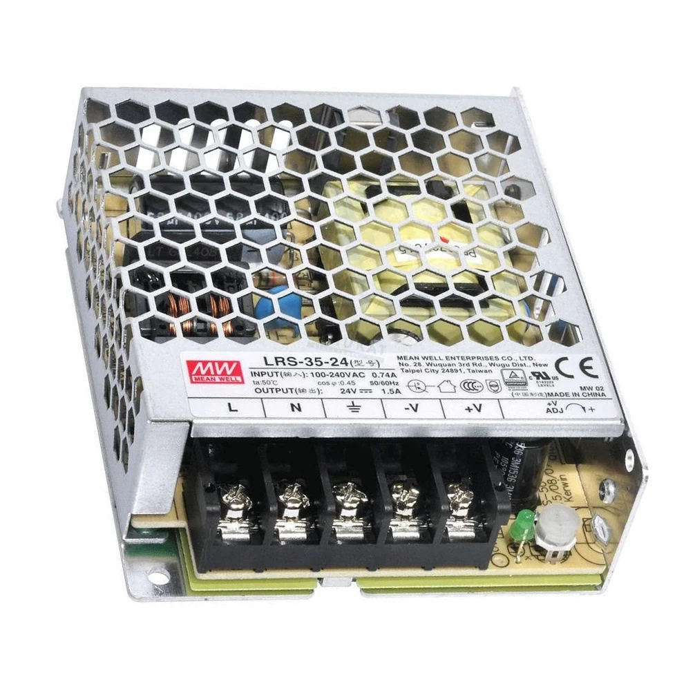 Блок живлення Mean Well LRS-35-24 24V 36W 1,5А IP20