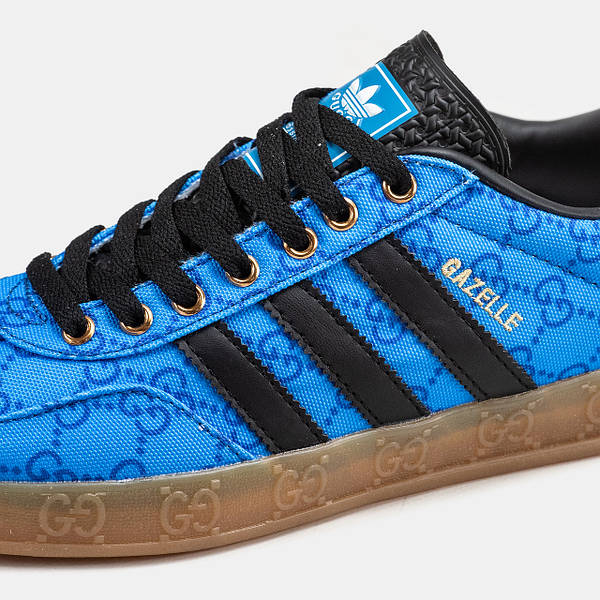 Adidas Gazelle x Gucci Blue Black 12028