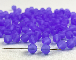 Preciosa намистина 30050 Dark Sapphire matt (6 мм.) 10 г.