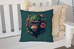 Декоративна подушка 45х45 см, «Monkey»