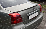 Спойлер Тойота Авенсіс 2 (спойлер на кришку багажника Toyota Avensis 2), фото 3