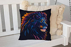 Декоративна подушка 45х45 см, «Lion» 1