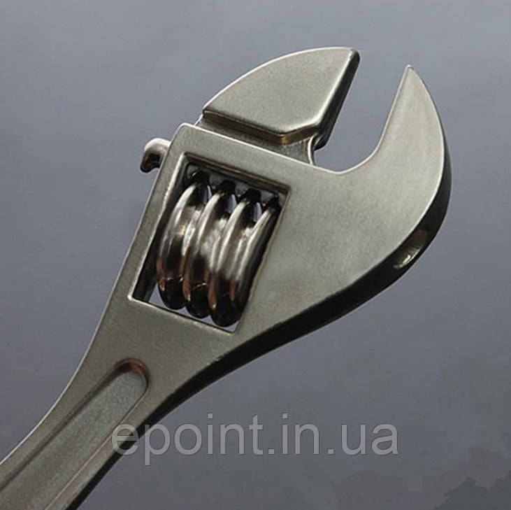Дизайнерський брелок, мініатюра — "Розвідний ключ", колір нікель
