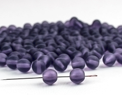 Preciosa намистина 20060 Amethyst matt (6 мм.) 10 г.