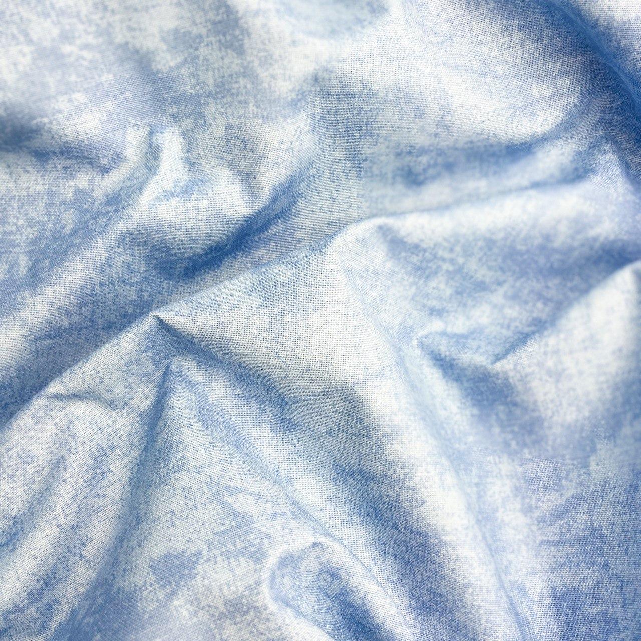 Тканина DUCK "Мармур блакитного кольору"