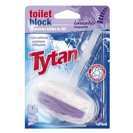 Tytan Туалетний ароматизатор 2-хфазний Лаванда корзинка 40г (0400), фото 1