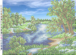 Река Лето А3. Габардин