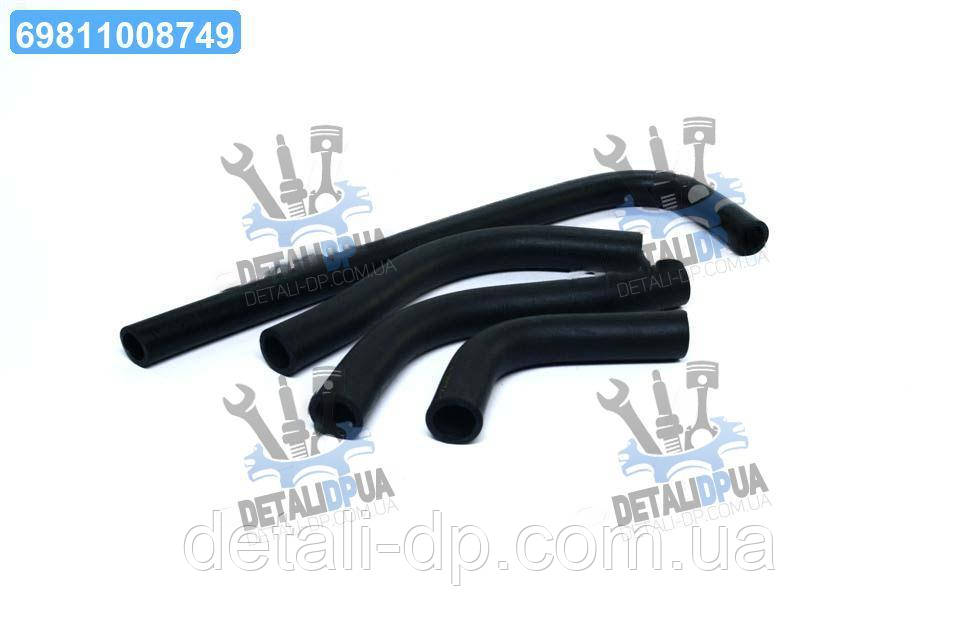 Патрубки обігрівача ГАЗ 3302 (дв.402) (компл. 4 шт.) СТАНДАРТ  DK-1365 UA1