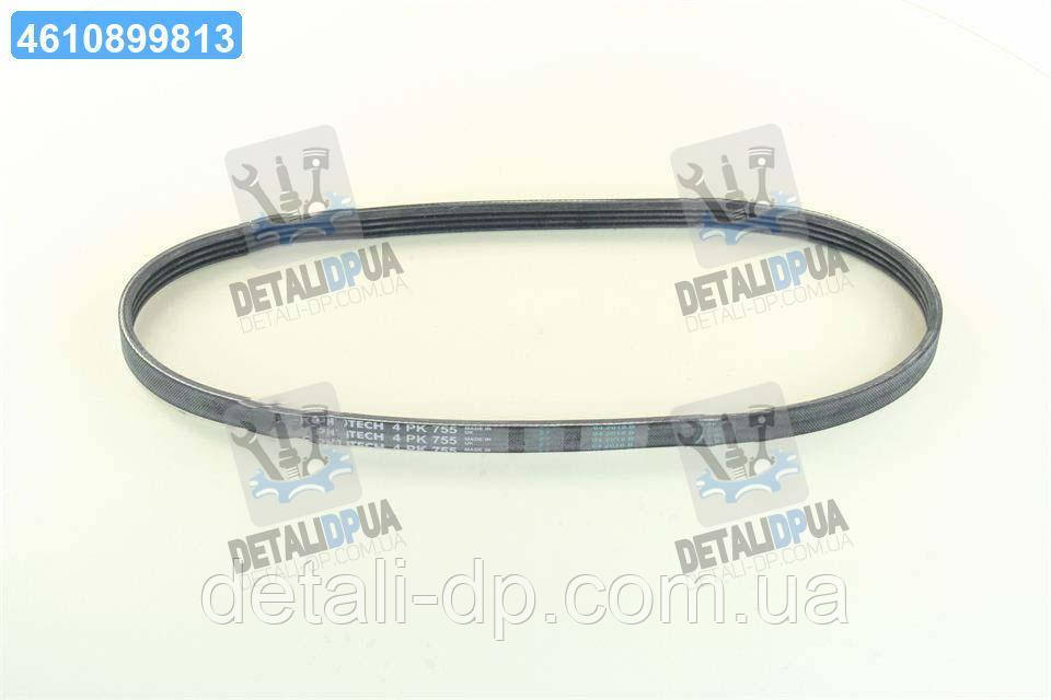 Ремінь полікліновий (Вир-во ContiTech) 4PK755 UA1, фото 1
