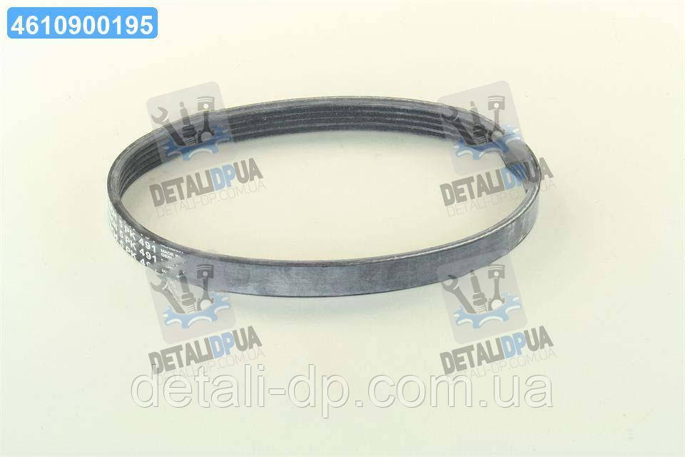 Ремінь полікліновий (Вир-во ContiTech) 5PK491 UA1, фото 1