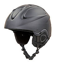 Шлем горнолыжный с механизмом регулировки MOON MS-6288 ABS p-p M 55-58 матовый Черный mn
