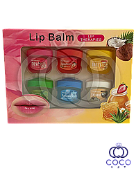 Набір бальзамів для губ Lip Balm 6*12 g