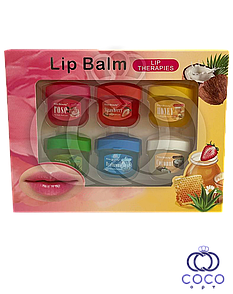 Набір бальзамів для губ Lip Balm 6*12 g