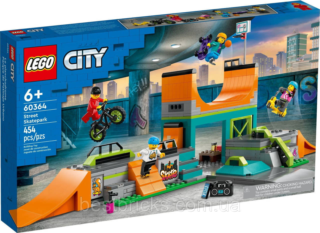 Lego City Вуличний скейтпарк 60364