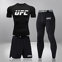 Компресійний костюм UFC (L 170-190 см) ABC чорний