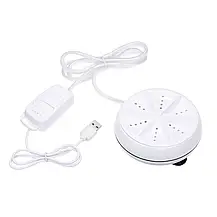 Портативна ультразвукова пральна машина Ultrasonic Turbine Wash Велика, USB пральна машинка, фото 6