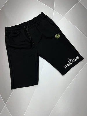 Шорти чоловічі STONE ISLAND XXL-6XL арт.1372, S, 44, Чорний