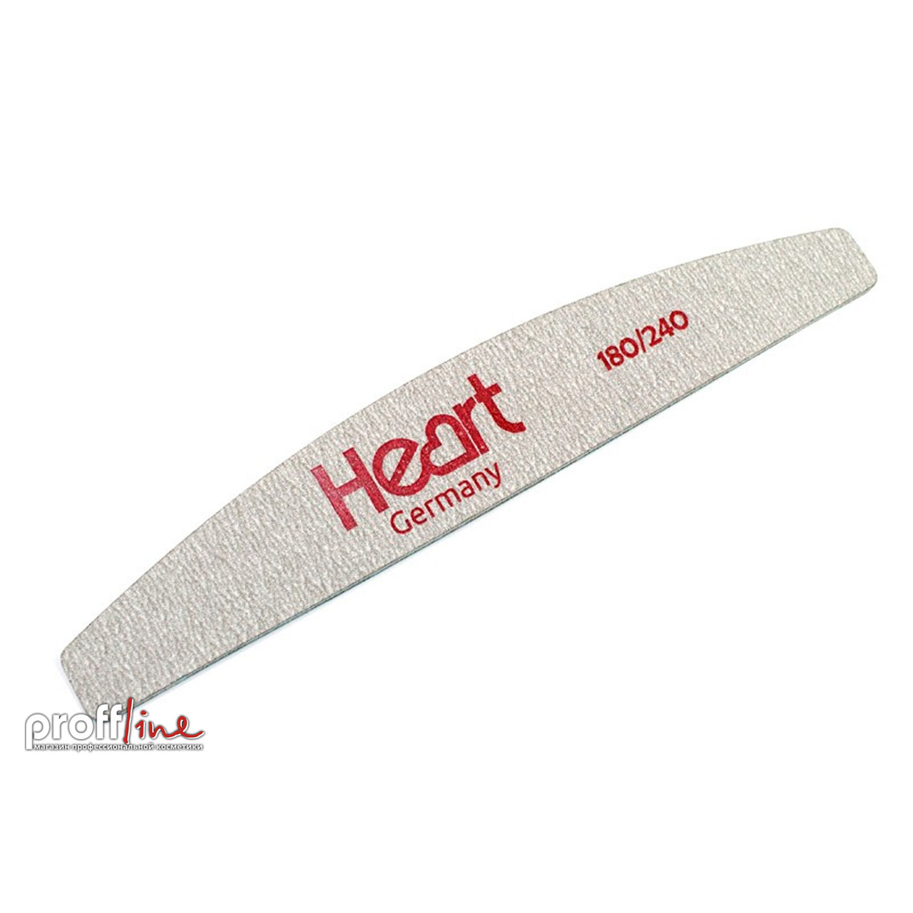 Пилка для нігтів Heart Half тонка 180/240, фото 1
