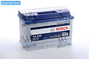 Акумулятор 74Ah-12v BOSCH (S4008) (278x175x190),R,EN680 0092S40080 UA1
