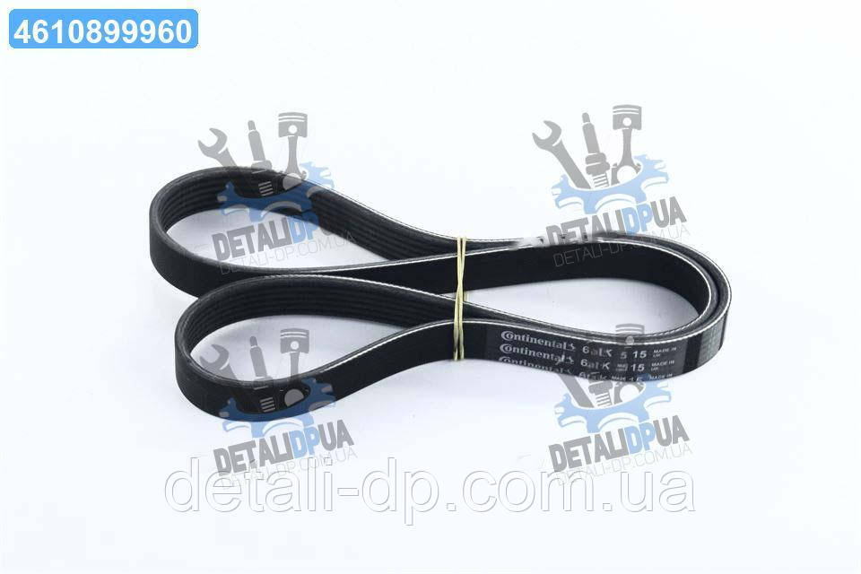 Ремінь полікліновий (Вир-во ContiTech) 6PK1115 UA1, фото 1