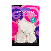 Сменные файлы белые для педикюрного диска PODODISC STALEKS PRO L 100 грит (50шт.)