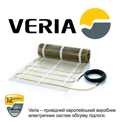 Нагрівальний мат - Тепла підлога Veria Quickmat 1м.кв. / 0,5 x 2м