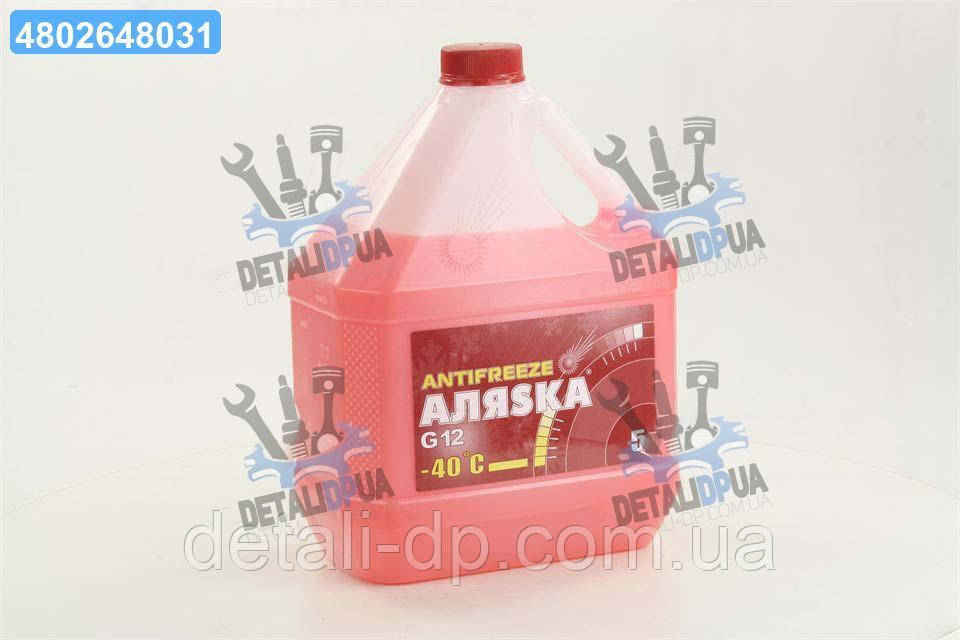 Антифриз Аляска ANTIFREEZE-40 (червоний) Каністра 5л/4,9 кг 5527 UA1, фото 1