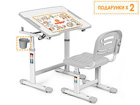 Evo-кids Комплект Evo-kids (стіл + стілець) Evo-07 Grey