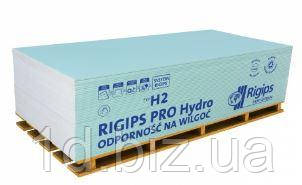 ГІПСОКАРТОН, ПЛИТА RIGIPS PRO ТИП H2 (GKBI) 1200X12,5, фото 1